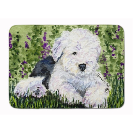 Jensendistributionservices Old English Sheepdog Machine Washable Memory Foam Mat MI2550677
